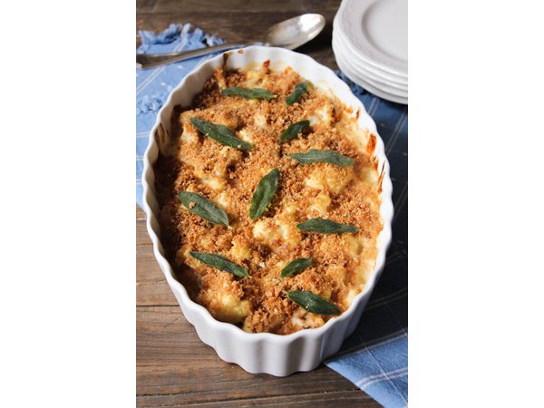 Three Cheese Cauliflower Gratin