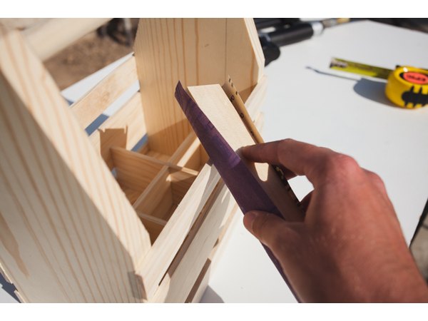 Removing rough edges.