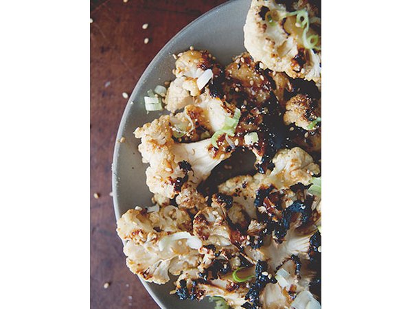 Cauliflower wears grill marks well.