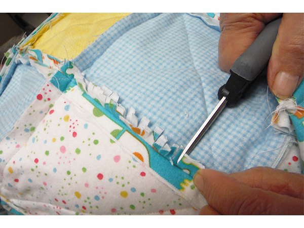 Clip the seam allowances.