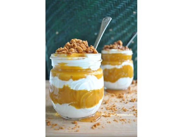 Pumpkin Pie Yogurt Parfaits