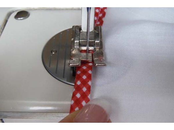 Stitch the binding closed.
