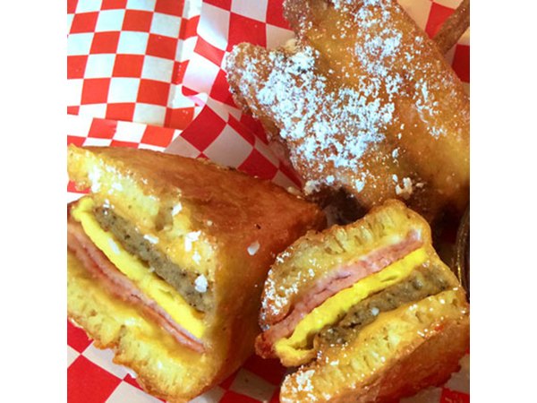 Deep Fried Breakfast on a Stick