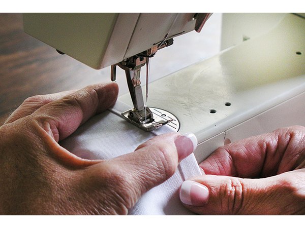 Stitch down the casing.