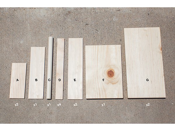 Materials layout.