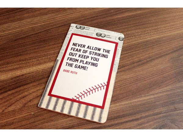 Layer the printable and card stock