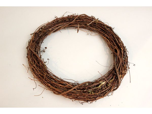 Start with a grapevine wreath