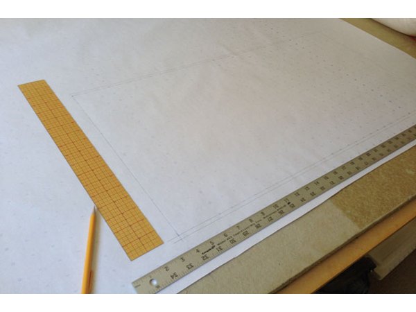 Paper pattern for your pillowcase.