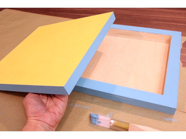 Paint the sides and back