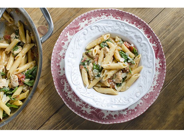 Perfect al dente pasta.