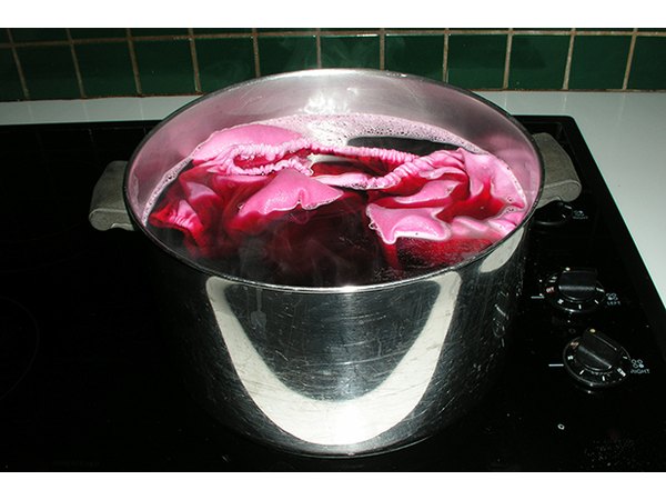 Dyeing the fabric is easy.