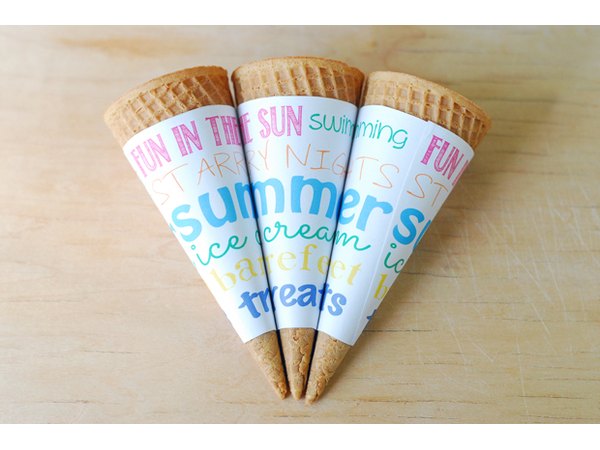 Wrap up your cone in some serious cuteness.