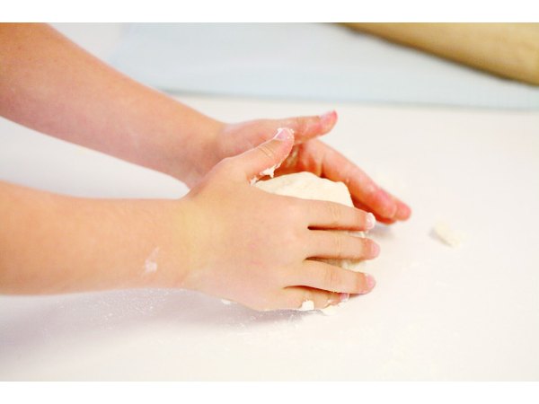 Knead mixture until you have a small ball of dough.