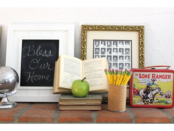 Add old school mementos.