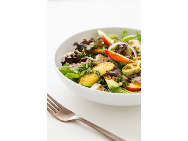 Slice up ripe nectarines and add them to your favorite salad!