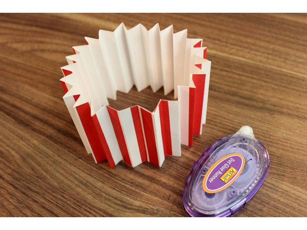 Attach the two strips together