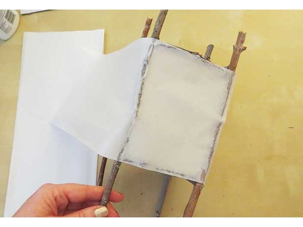 Wrap tissue paper.