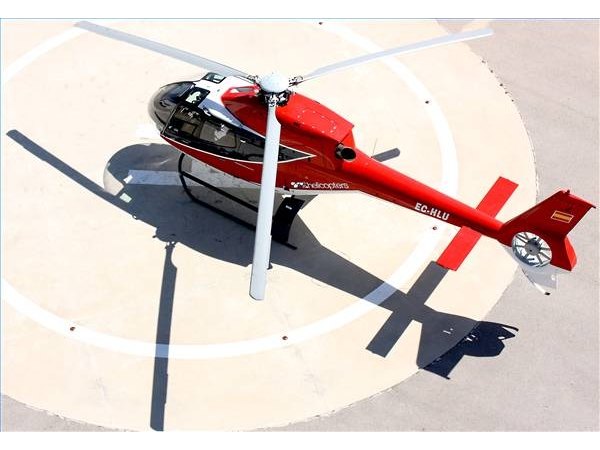 Ride a helicopter and drink champagne.