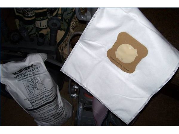 Always replace bags when full.
