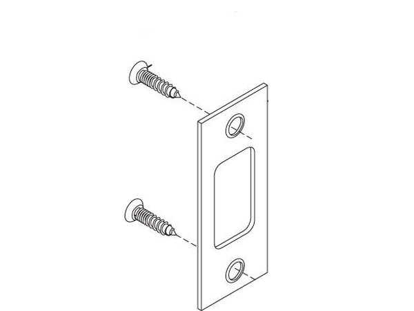 Removing the strike plate