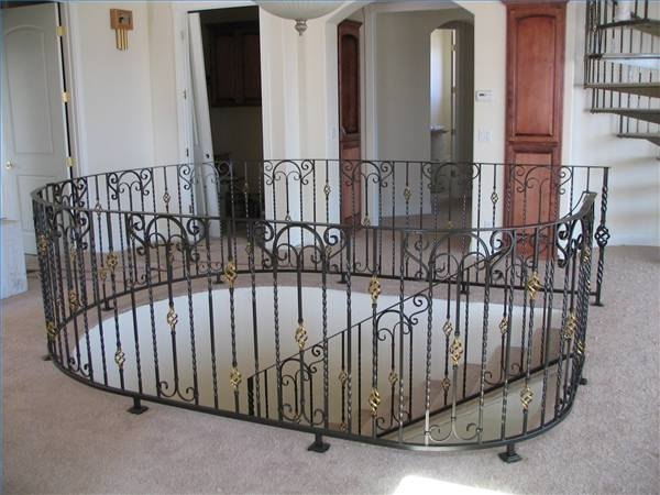 Railing built in shop, Powder Coated and installed