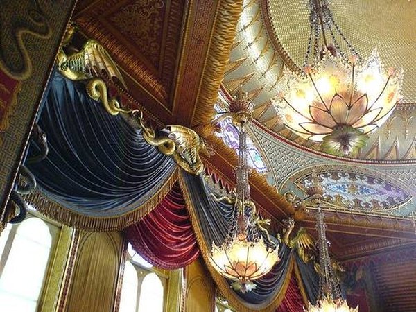 Velvet curtains