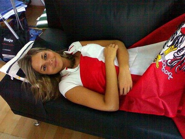 Austrian flag blanket