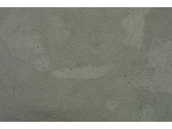 Painted cement can have subtleties
