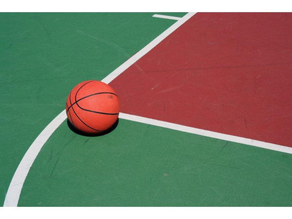 Free throw shooters must shoot in the area where this basketball lies.