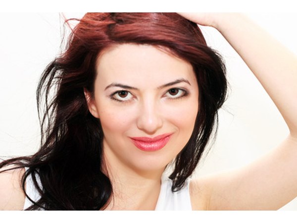 Hair color may be applied to achieve depth and variance.