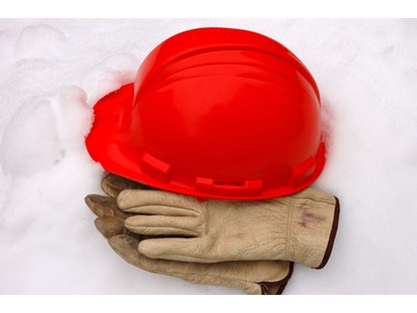 Wear protection for your head and hands.
