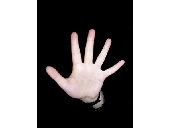 Wrist extension is moving the hand up.