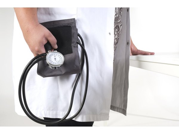 Blood pressure is measured more than once during life insurance testing.