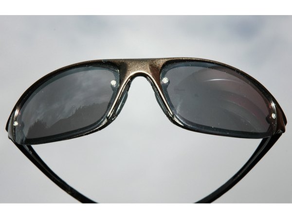 Even sunglasses can protect the eyes while spraying pesticides.
