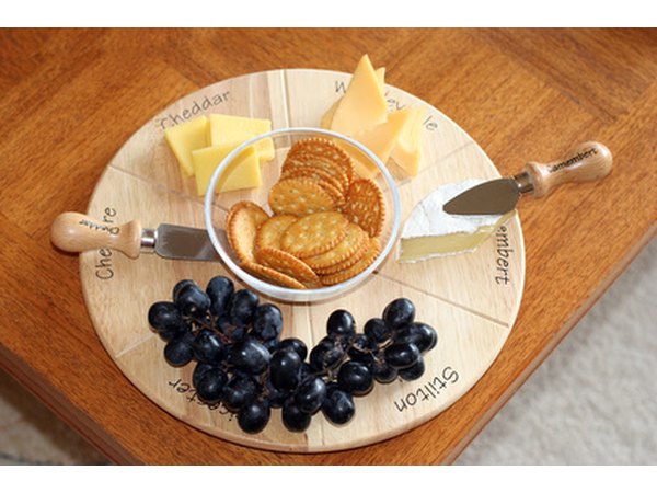 A fruit and cheese tray is a classic appetizer.