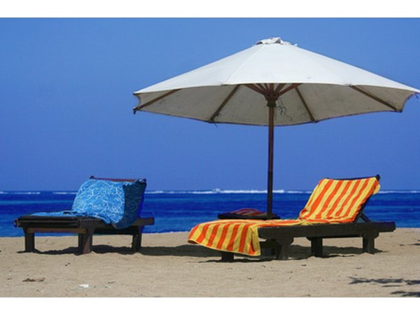 Sunbathing is a popular activity on Holly Beach.