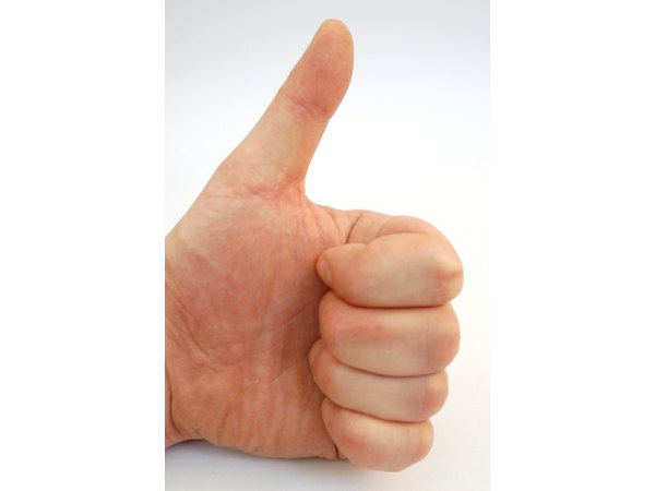 The thumb gives you the ability to gasp and hold objects.