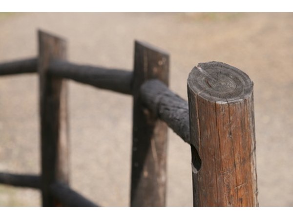 Trimmed trees can be used for fence posts.