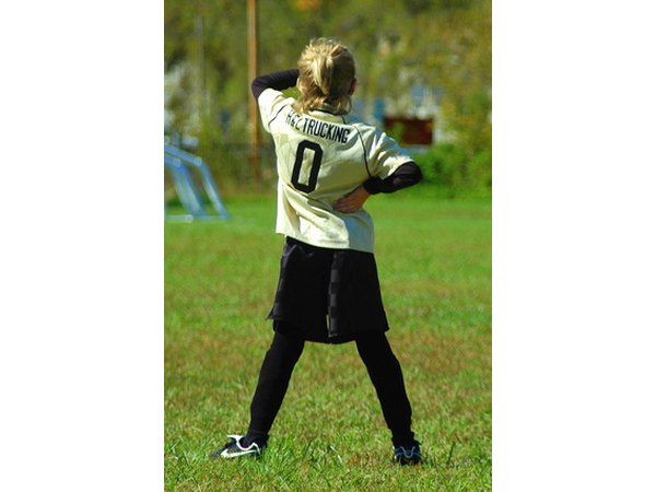 Make sure a child knows the area she needs to cover on defense.
