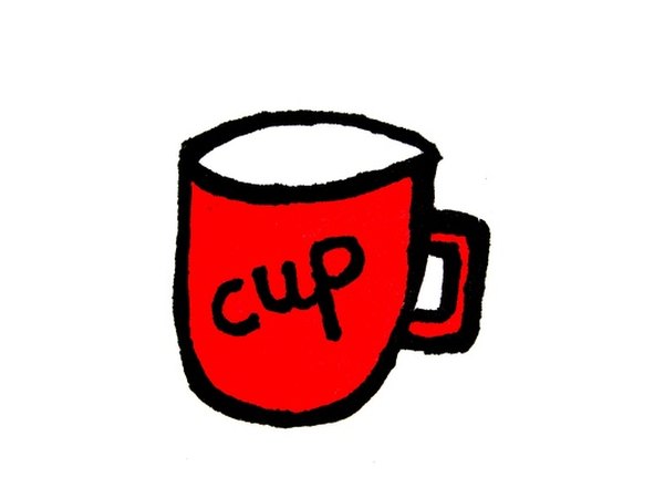 Use a cup to collect urine.