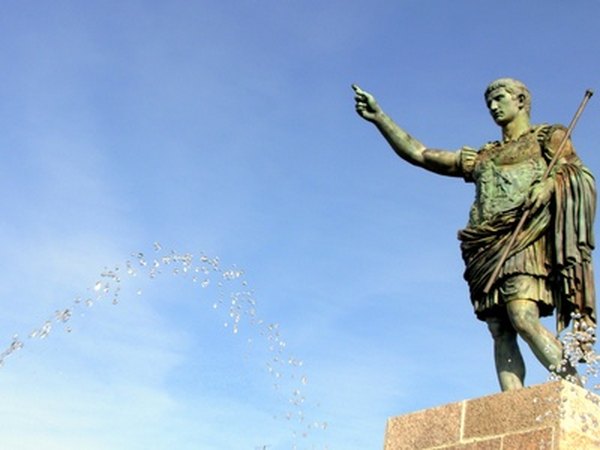 Roman emperors sometimes built victory columsn to commemorate their military successes.