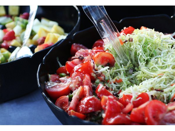 Salads can be made from thousands of different food items.
