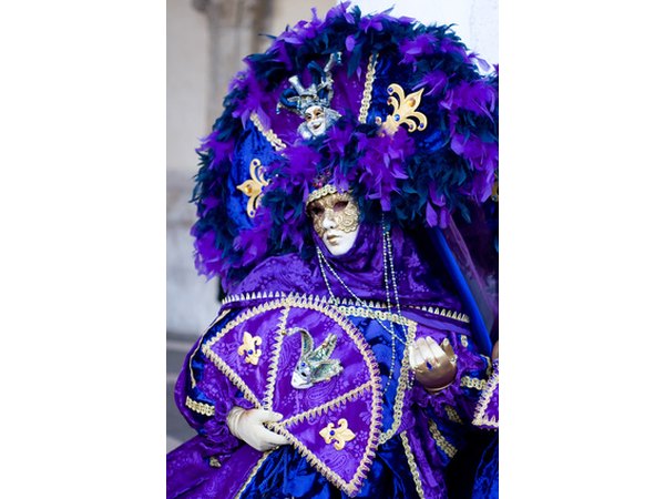 Mardi Gras garb can be quite elaborate.
