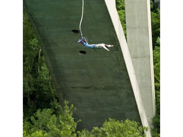 Bungee jumping is one example of an adventure sport that gives participants a rush.