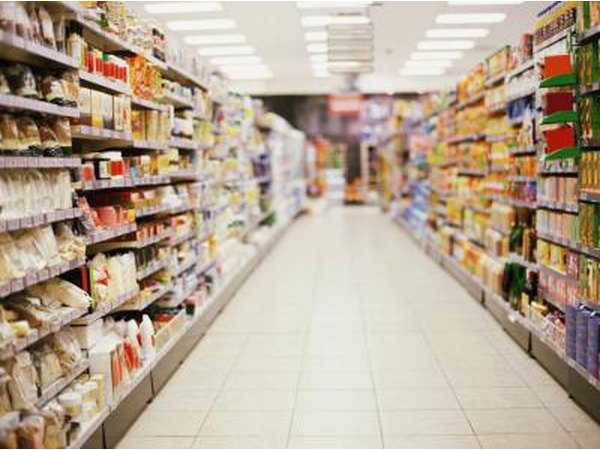 Aisle of grocery store