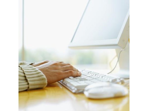 Typing an email
