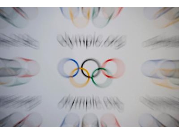 Decorate invitations with the five Olympic rings.