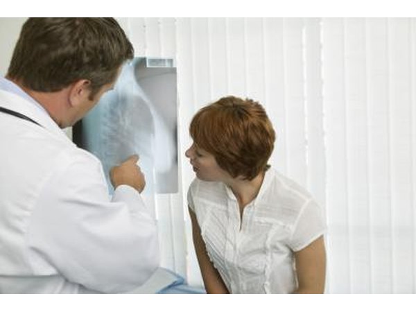 A chest X-ray will help the doctor see if ribs are broken or merely bruised.