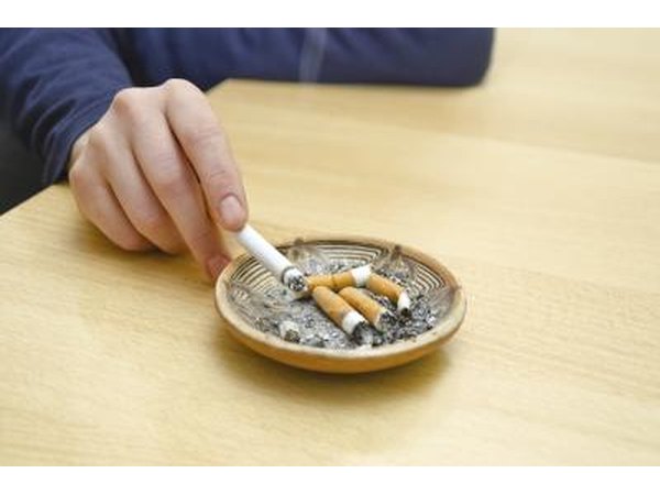 There are hundreds of chemicals present in tobacco products.