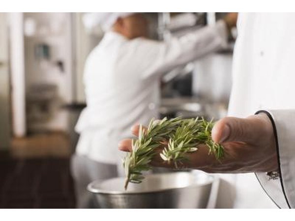 Chef in kitchen